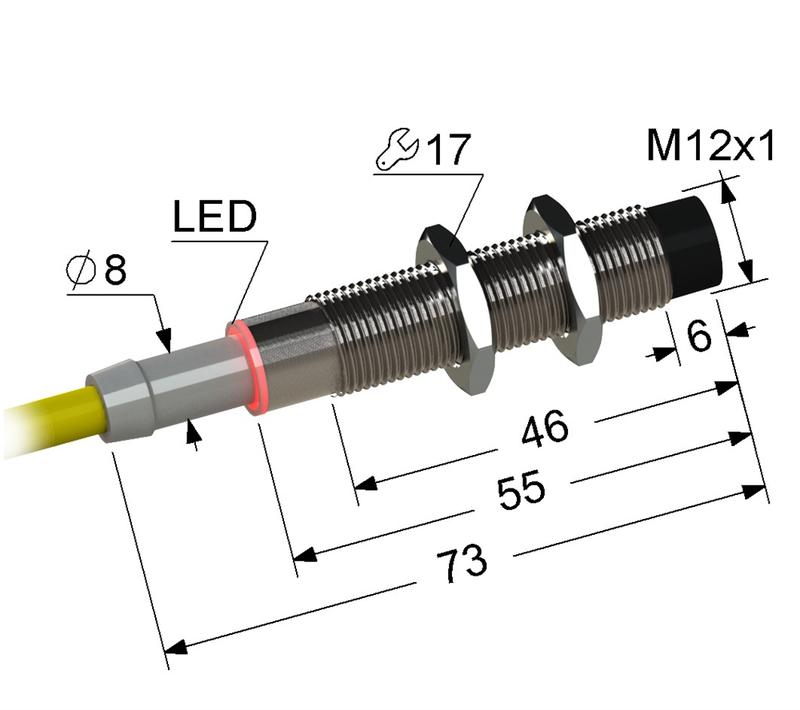 Выключатель бесконтактный PS2-12M73-4N21-Z (ВБ2.12М.73.4.2.1.Z) МЕГА-К A8010-80086975