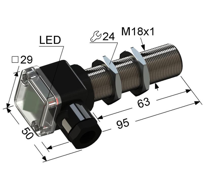 Выключатель бесконтактный PS2-18M95-5B84-B (ВБ2.18М.95.5.8.4.В) МЕГА-К A8010-80087491