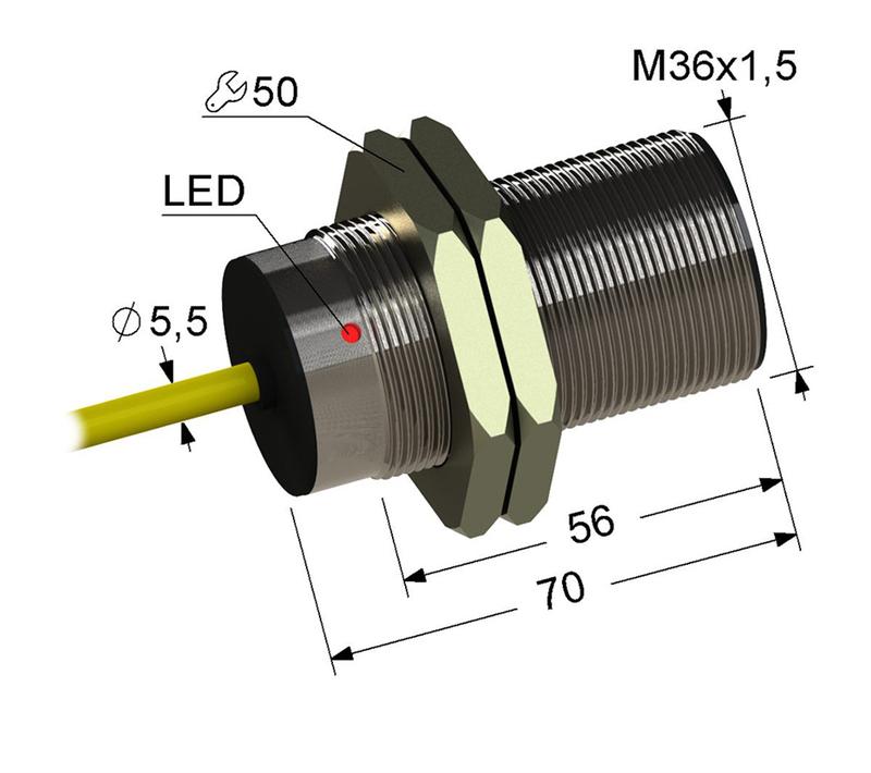 Выключатель бесконтактный PS2-36M70-12B11-K (ВБ2.36М.70.12.1.1.K) МЕГА-К A8010-80087125
