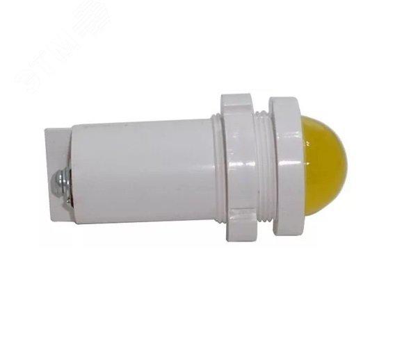 Лампа светодиодная СКЛ-14Б-Ж-1-24 24В пост. диаметр посадочного отверстия 22мм УХЛ2.1 желт. Реле и Автоматика A8021-34122543