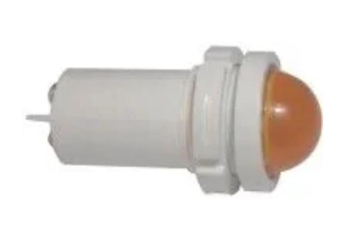 Лампа светодиодная СКЛ-14Б-Р-2-220 220В 50Гц/пост. диаметр посадочного отверстия 22мм УХЛ2.1 оранж. Реле и Автоматика A8021-78108283