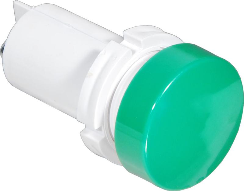 Лампа светодиодная СКЛ-14А-Л-2-48-П плоский излучатель 48В 50Гц/пост. диаметр посадочного отверстия 22мм УХЛ2.1 зел. Реле и Автоматика A8021-79681951