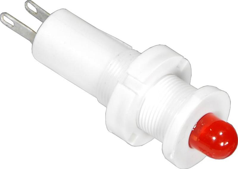 Лампа светодиодная СКЛ-17.3А-К-2-220 выводы жесткие под пайку 220В 50Гц/пост. диаметр посадочного отверстия 8мм УХЛ2.1 красн. Реле и Автоматика A8021-80061392