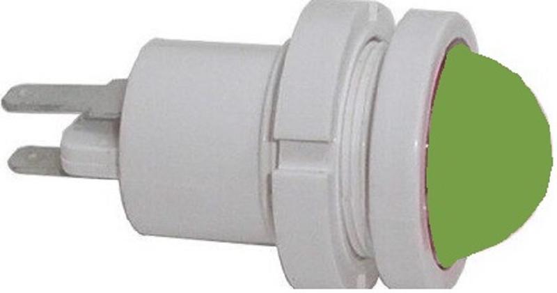 Лампа светодиодная СКЛ-12Б-Л-2-380 380В 50Гц/пост. диаметр посадочного отверстия 22мм УХЛ2.1 зел. Реле и Автоматика A8021-80067462