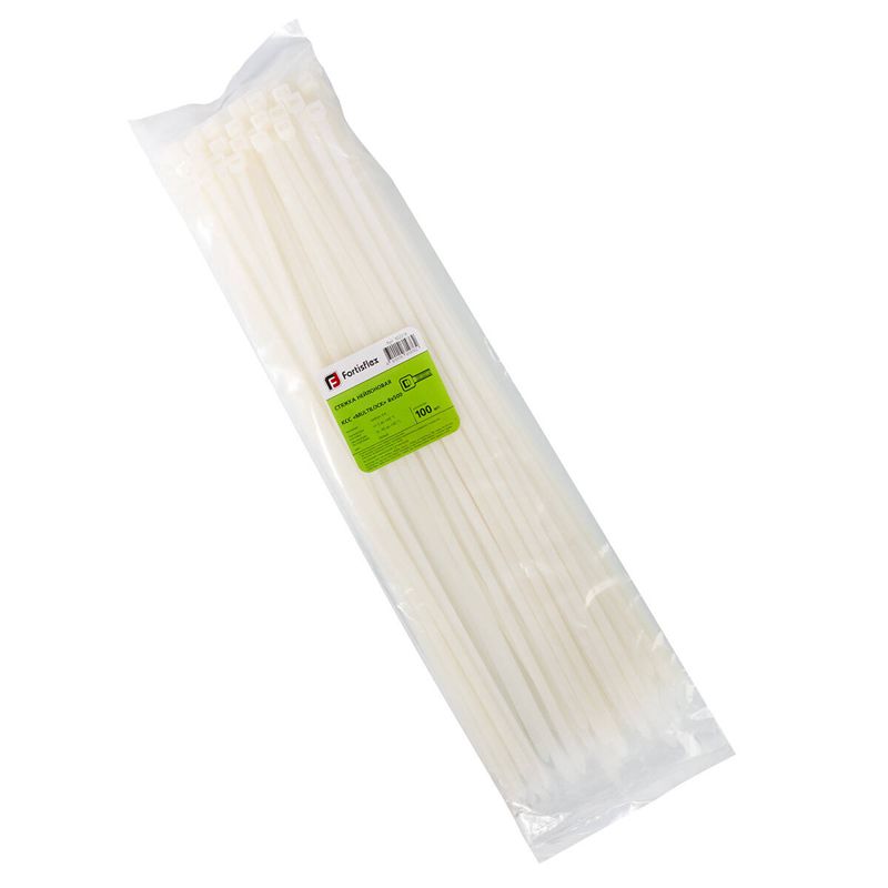 Хомут нейлоновый КСС MULTILOCK 8х500 бел. (уп.100шт) Fortisflex 102314