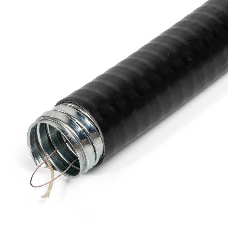 Металлорукав толстостенный МГ HEAVY DUTY 12 с протяжкой (уп.100м) Fortisflex 88402