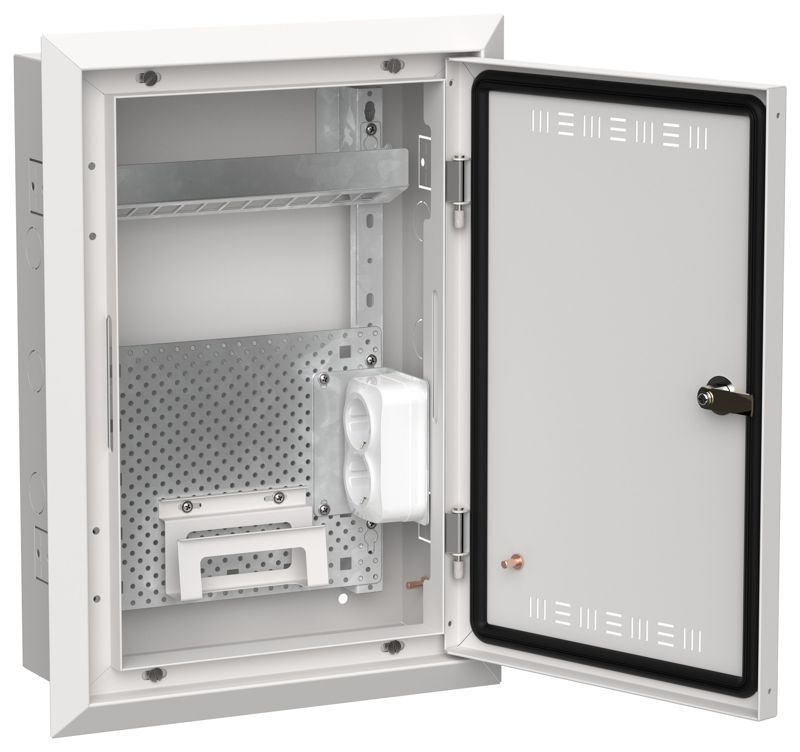 Корпус мультимедиа ЩРв-24 (1х24) TITAN 5 бел. IEK TI5-51-V-024-30