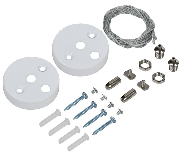 Комплект для подвесного монтажа для PRO свет. LED линейн. бел. IEK LTP-DCKD-KPM-K01