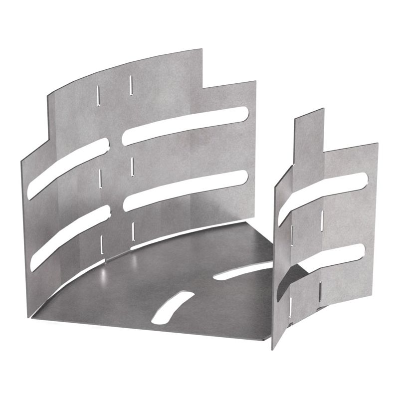 Угол для лотка горизонтальный изменяемый 0-45град. 100х80 Стандарт Промрукав PR16.0983