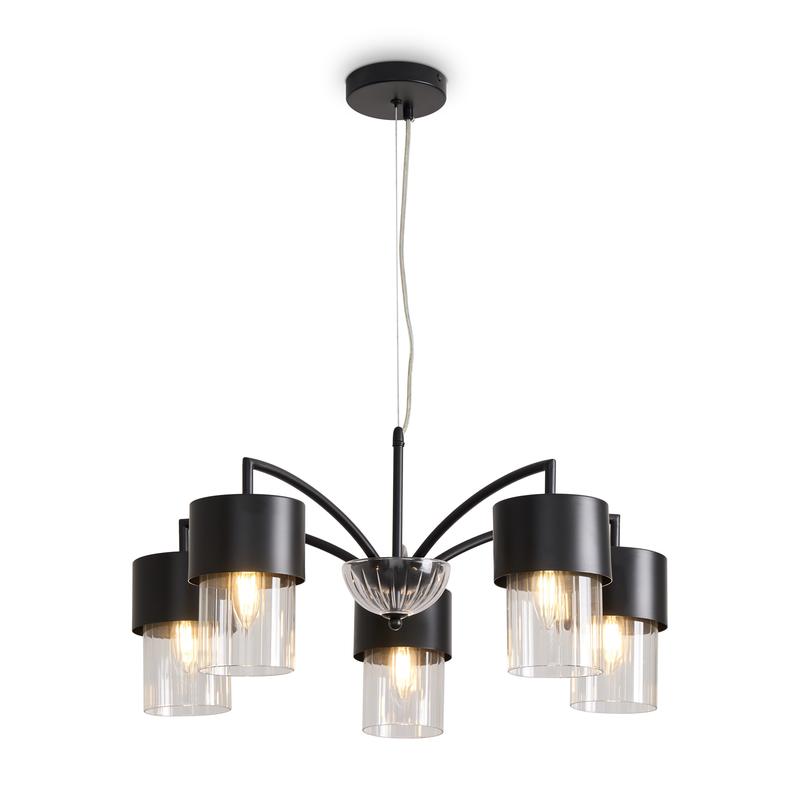 Светильник подвесной Lumin 5х40Вт E14 IP20 Freya FR5515PL-05B