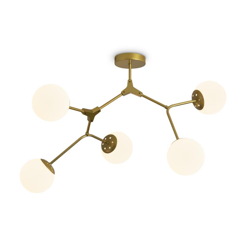 Светильник потолочный SkIP5х15Вт E27 IP20 Freya FR5497PL-05G