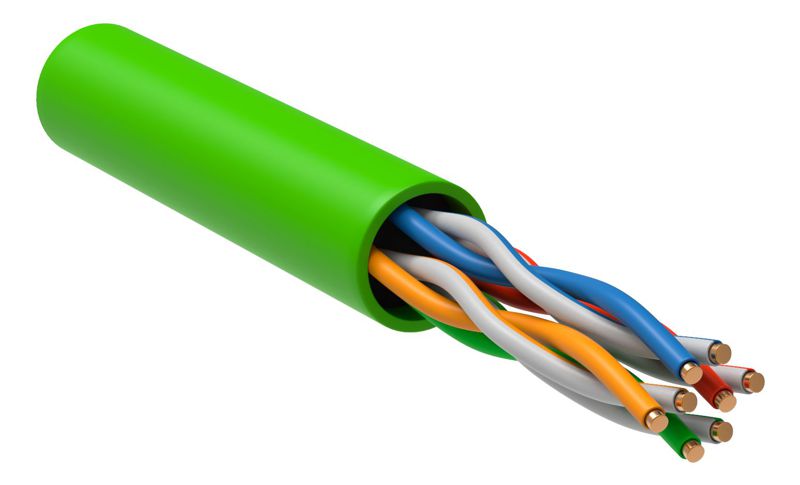 Кабель витая пара U/UTP 5E 4х2х0.52 LSLTx З (уп.305м) ITK LC1-C5E04-122-T-P-R