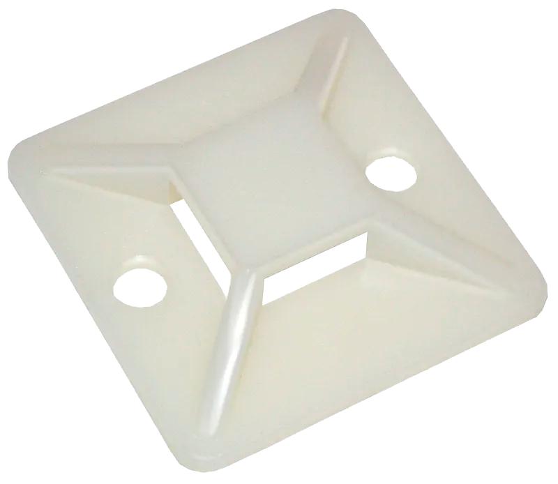 Площадка самоклеящаяся под хомуты PCP-SG 30х30-100WH PA6.6 бел. (уп.100шт) Jazzway 5055063