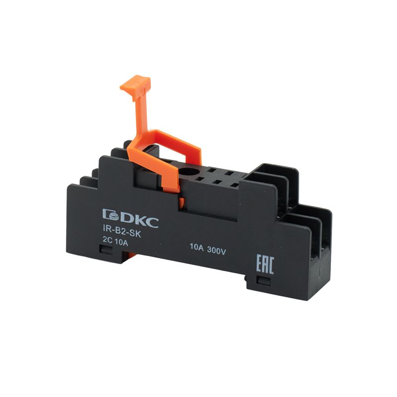 Колодка с винтовыми клеммами низкопрофильная для реле IR на 2 группы контактов DKC IR-B2-SK