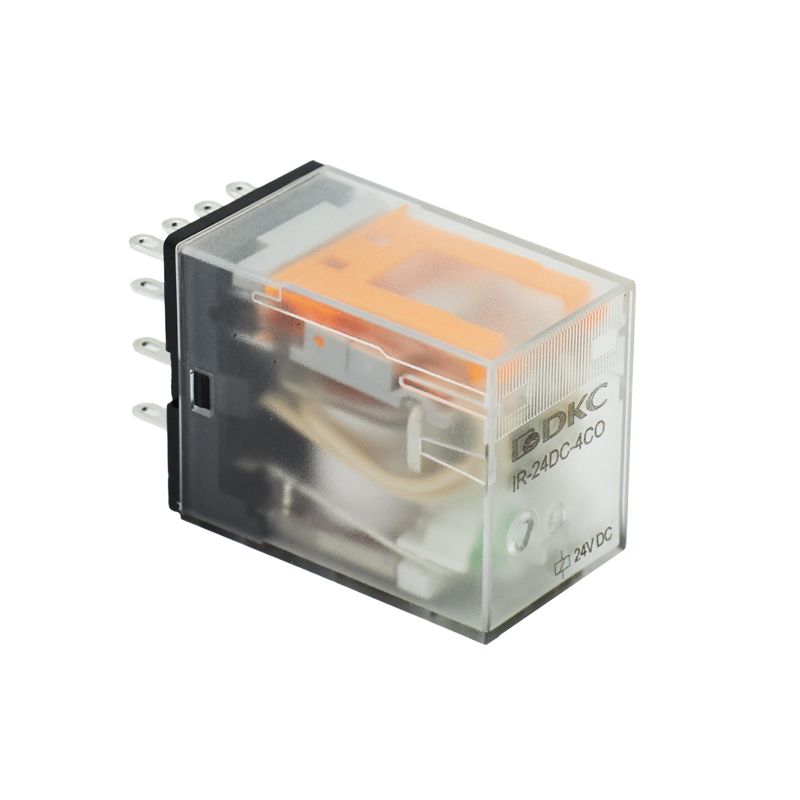 Реле одиночное 4 перекидных контакта 220В DC DKC IR-220DC-4CO