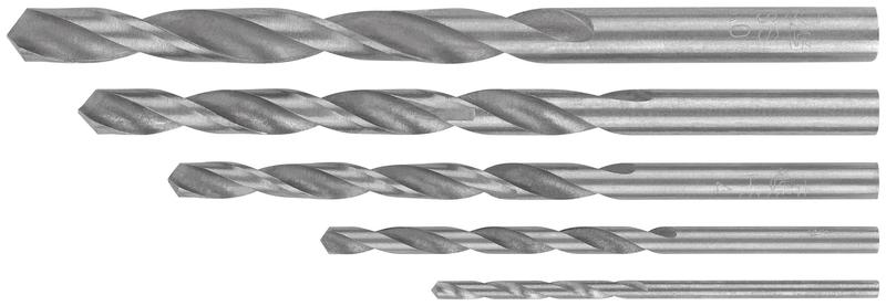 Набор сверл по металлу HSS угол заточки 118град. в блистере 5шт (2-3-4-5-6мм) MOS 35605М
