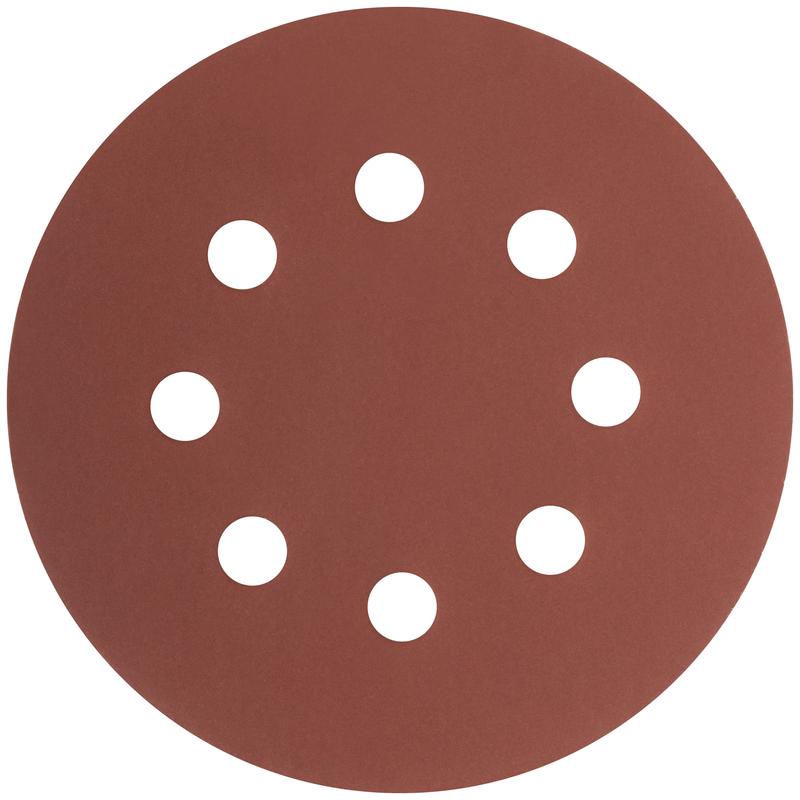 Круг шлифовальные с отверстиями (липучка) алюминий-оксидные 125мм Р 1000 (уп.5шт) MOS 39843М