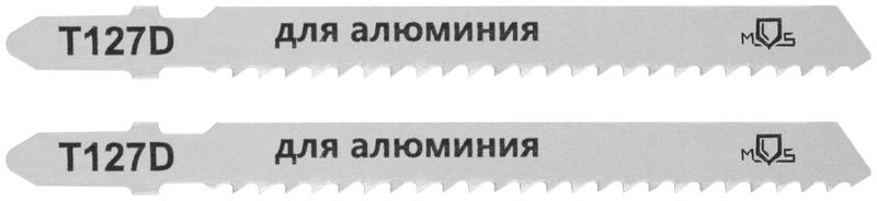 Полотно для эл. лобзика T127D по алюминию и пластику HSS 100мм (уп.2шт) MOS 40823М