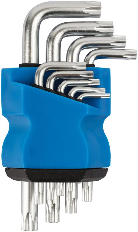 Ключ "звездочки" набор 9шт T10-T50 в пластиковом держателе MOS 64030М