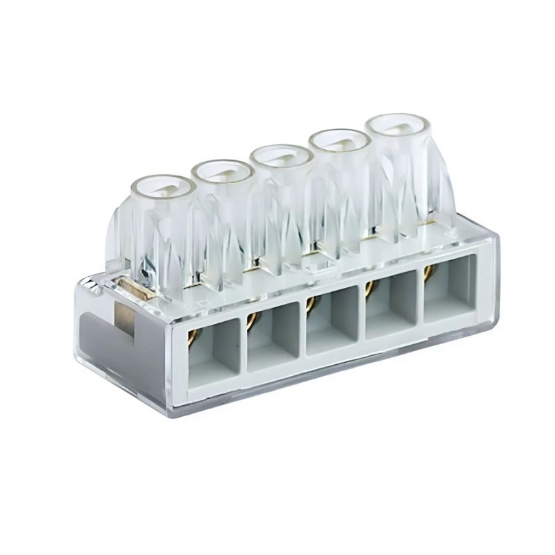 Клемма 5х(6-16мм)х1пол. винт. п/п DKC B165