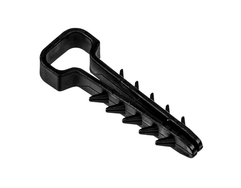 Дюбель-хомут PCD-F 05х10-45-100BL для плоского кабеля PA6.6 (уп.100шт) Jazzway 5054981