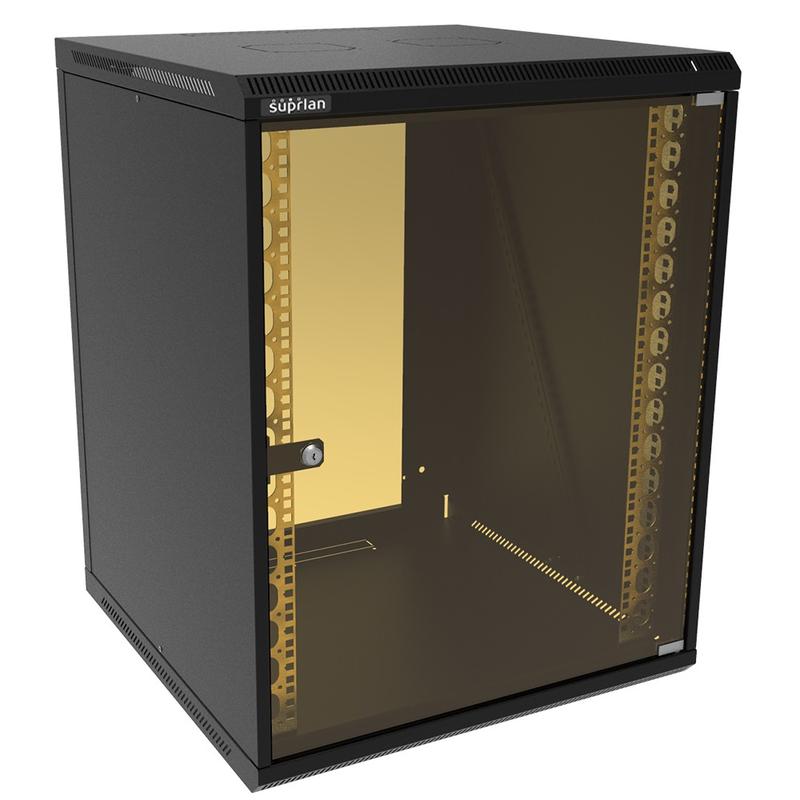 Шкаф телекоммуникационный настенный ТВЛ-15U-600-600-СР-9005 SUPRLAN 05-1506-B