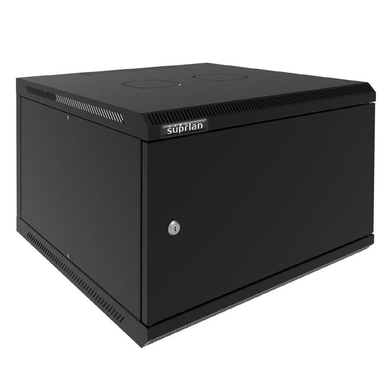 Шкаф телекоммуникационный настенный ТВС-12U-600-350-МР-9005 SUPRLAN 05-2121-B