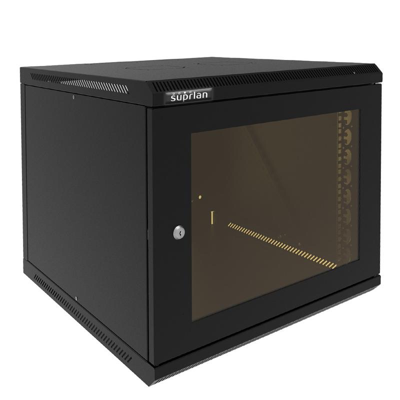 Шкаф телекоммуникационный настенный ТВС-9U-600-450-СР-9005 SUPRLAN 05-2093-B