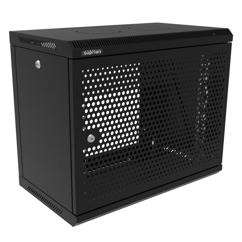 Шкаф телекоммуникационный настенный ТВС-9U-600-350-ПР-9005 SUPRLAN 05-2092-B