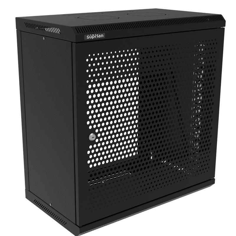 Шкаф телекоммуникационный настенный ТВС-12U-600-350-ПР-9005 SUPRLAN 05-2122-B
