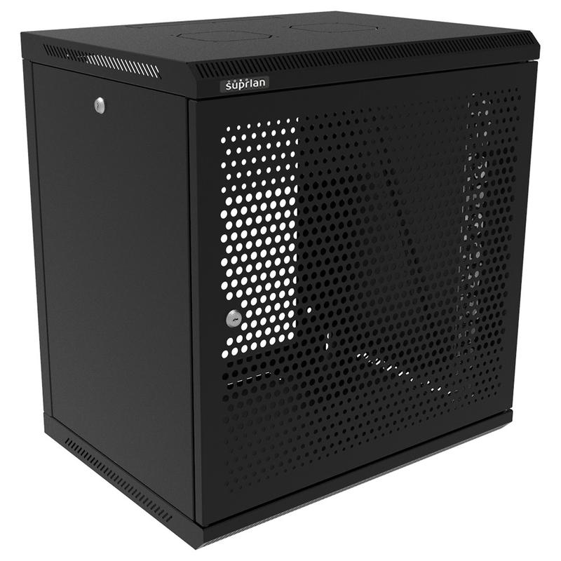 Шкаф телекоммуникационный настенный ТВС-12U-600-450-ПР-9005 SUPRLAN 05-2125-B