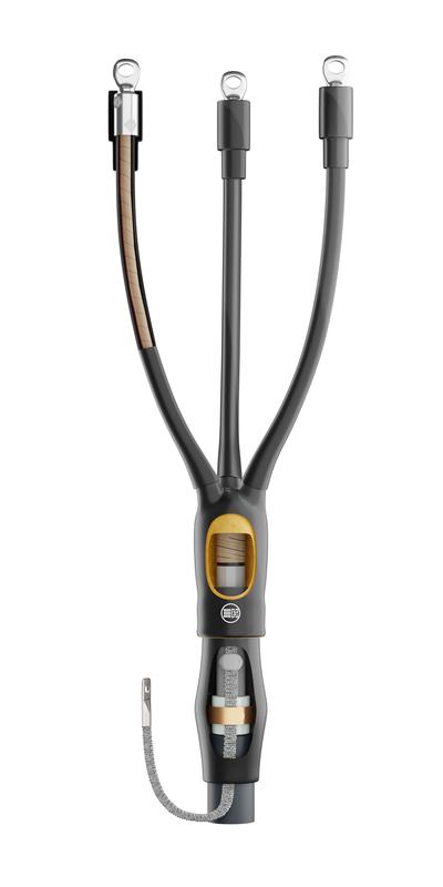 Муфта кабельная концевая внутр. уст. 10кВ HT1Pi-12/3x150-240L16S (3КВтп-10-150-240) бумажн. изоляция; с болтов. наконечн.; пайка НИЛЕД 16000867