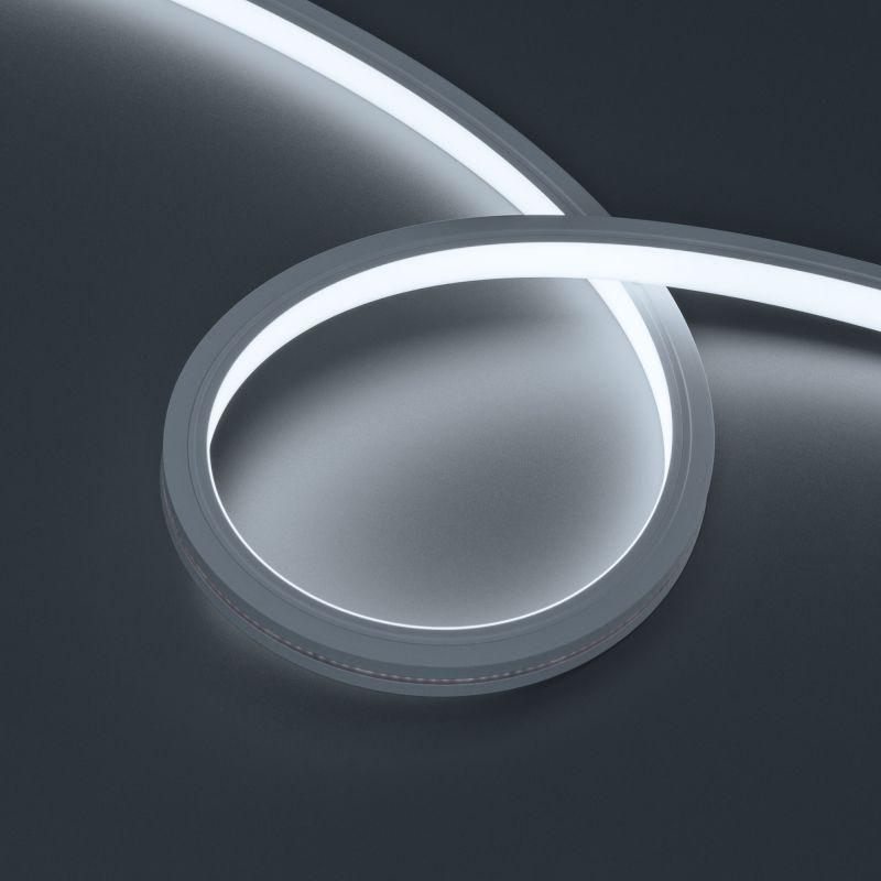 Лента светодиодная MOONLIGHT-TOP-X320-13х12mm 24V White 6500К 5Вт/м IP67 sauna wire x1 вывод вниз герметичная (уп.5м) Arlight 051133