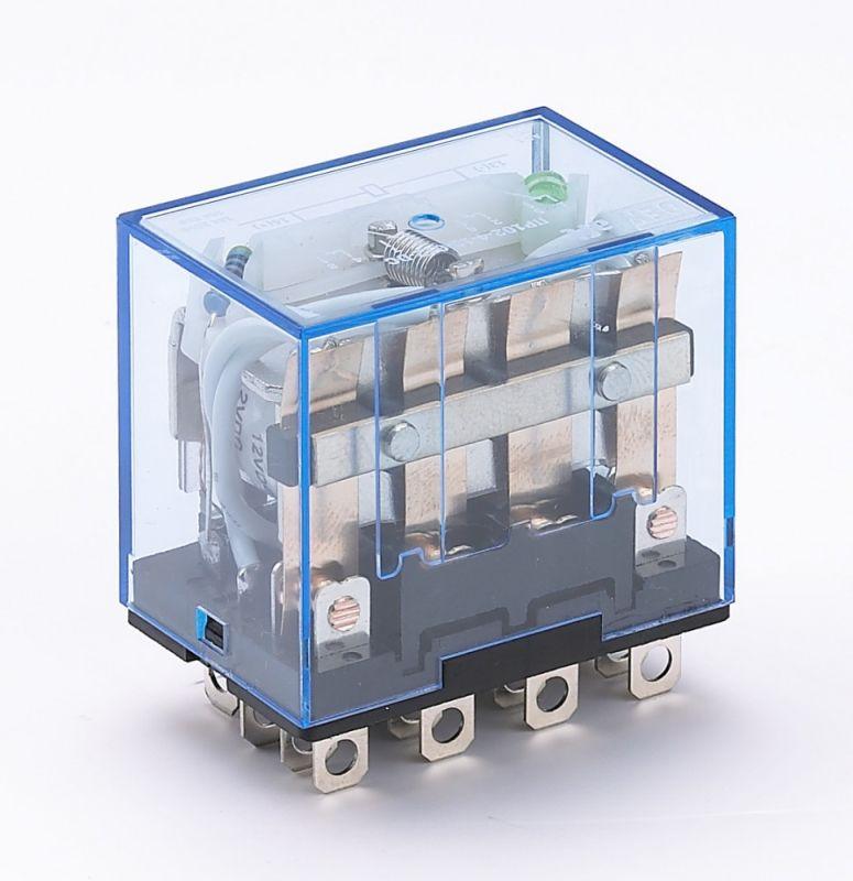 Реле промежуточное ПР-102 10А 24В DC 4 конт. с LED-индикацией DEKraft 23213DEK