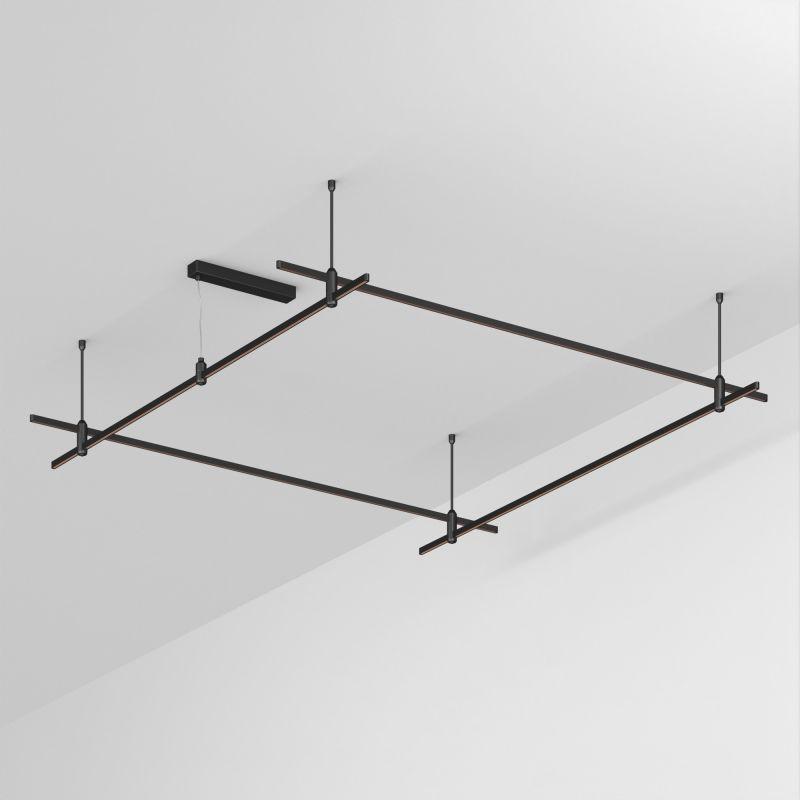 Трек ART-APRIORI-QUADRAT-ROD-400-2000х2000 BK IP20 метал. Arlight 048523