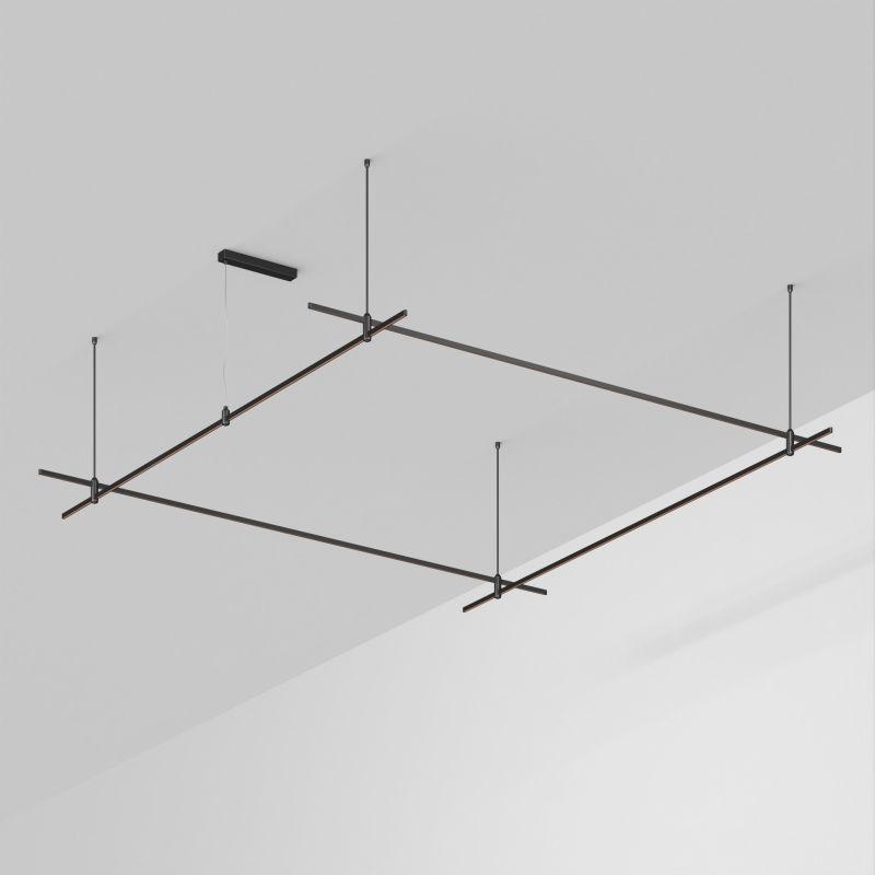 Трек ART-APRIORI-QUADRAT-ROD-800-3000х3000 BK IP20 метал. Arlight 048525