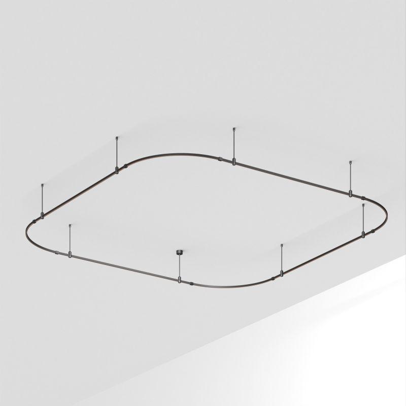 Трек ART-APRIORI-QUADRAT-SOFT-ROD-400-3500х3500 BK IP20 метал. Arlight 048518