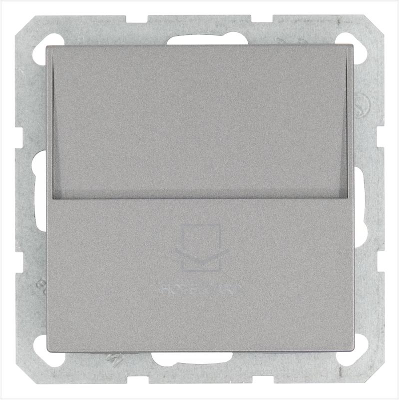 Выключатель карточный 10А IP20 отельный механизм алюм. Jasmart G6209S