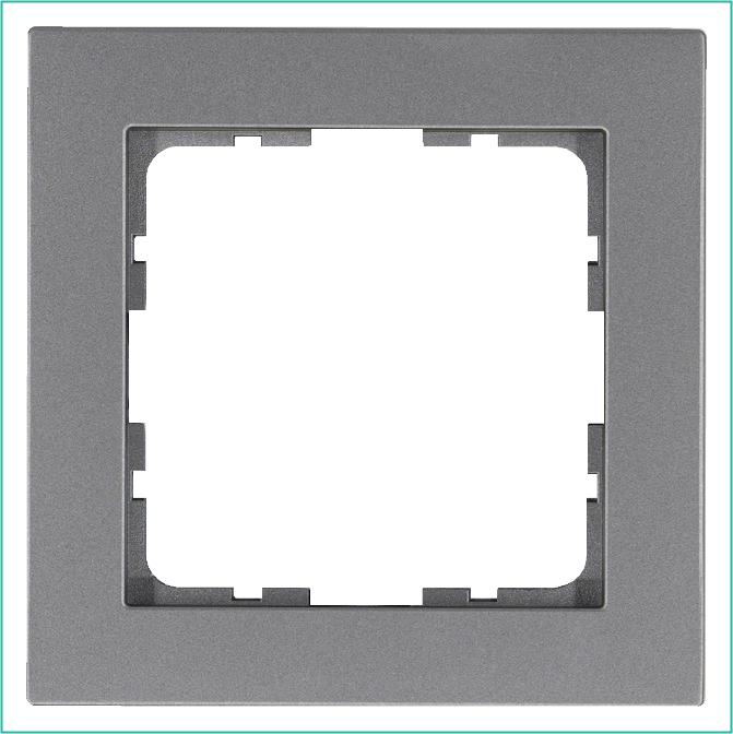 Рамка 1-м G-Classic алюм. Jasmart G1001S