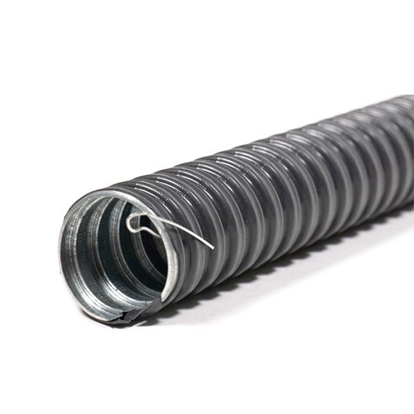 Металлорукав в ПВХ изоляции d50мм РЗ-ЦП нг-LS 50 с протяжкой (уп.20м) ГОФРОМАТИК zeta44128