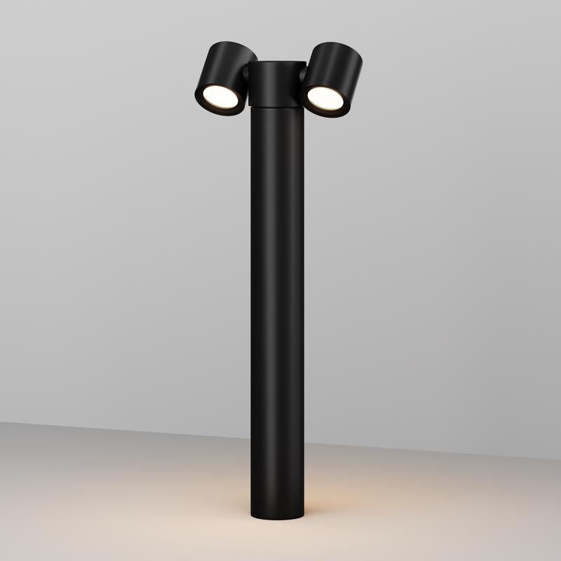 Светильник Wall Street 2х50Вт GU10 IP54 ландшафтный Maytoni O010FL-02B