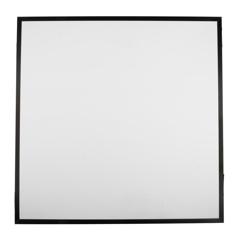 Светильник светодиодный ДВО PPL 588/G OPAL 40Вт 6500К IP40 588х588х25мм BLACK Грильято Pro JazzWay 5062047