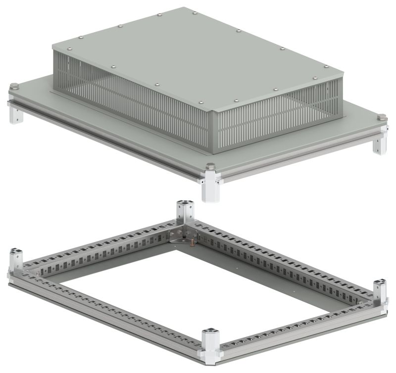 Крыша и основание 600х800 IP31 FORMAT под фланец IEK FO-00-KOF-060-080-31