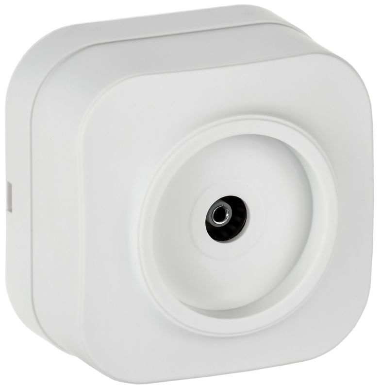 Розетка телевизионная TV 1-м ОП GLORY РТВ20-ХБм бел. матов. IEK EAH10-K01M