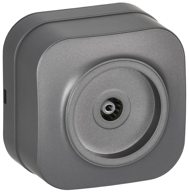 Розетка телевизионная TV 1-м ОП GLORY РТВ20-ХСм сталь матов. IEK EAH10-K46M