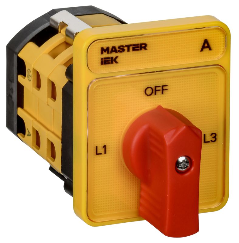 Переключатель кулачковый 63А (сх. 98) стандартная рукоятка IEK MI-CS10-063-098