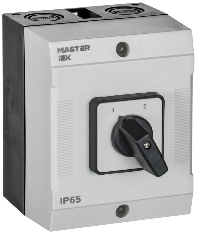 Переключатель кулачковый 16А (сх. 54) в боксе стандартная рукоятка IEK MI-CS20-016-054
