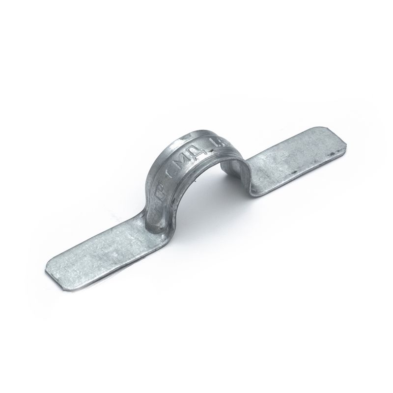 Скоба крепежная однолапковая СМД d16-17мм для монтажн. пистолета без отверст. метал. (уп.100шт) Строитель PR13.02551