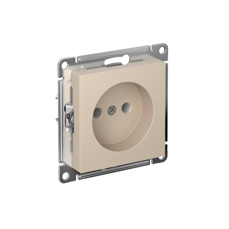 Розетка AtlasDesign 16А без заземл. без шторок быстрозажим. клем. механизм песочн. SE ATN001241S