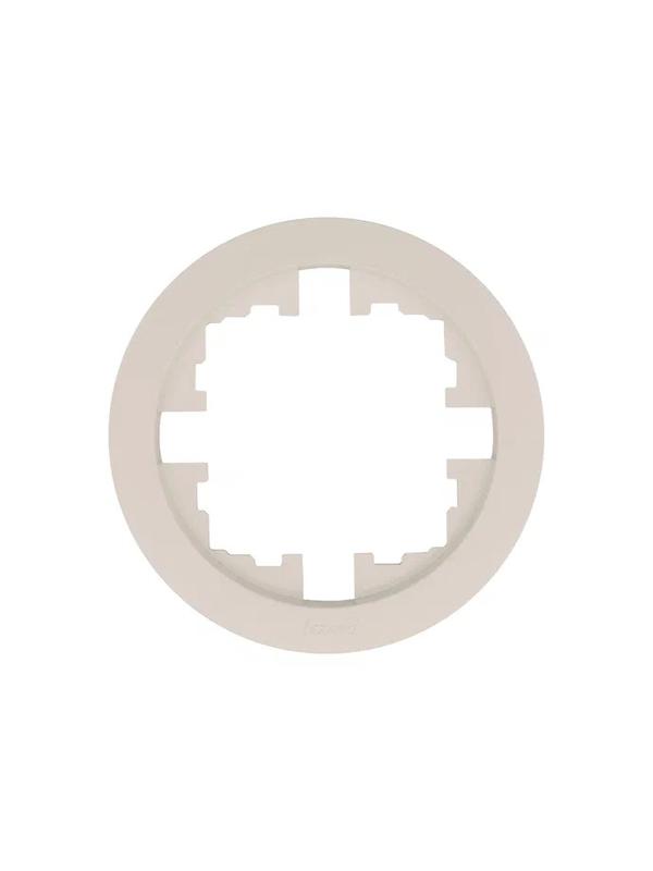 Рамка 1-м OSEN горизонт. круглая сл. кость LEZARD 744-9000-146